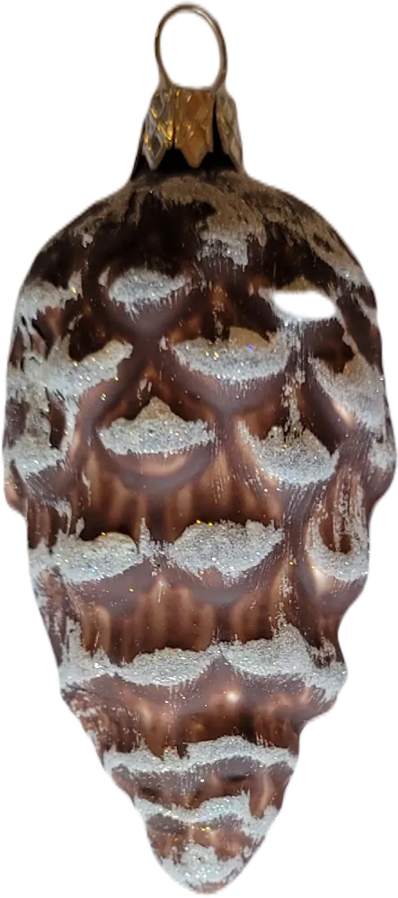 šiška hnědá / 9cm / 6ks