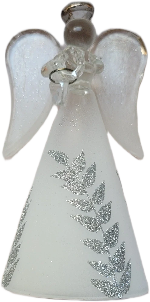 celoroční andílek / STŘÍBRNÝ / 9cm / 1ks