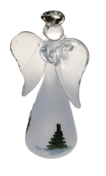 vánoční andílek / BÍLÝ / 9cm / 1ks