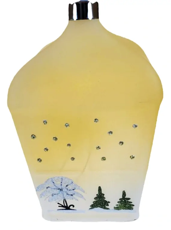 LED lucerna / ZLATÁ / 17cm / 1ks