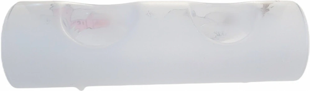 2 válec svícen / Staročeská zima / 17cm / 1ks