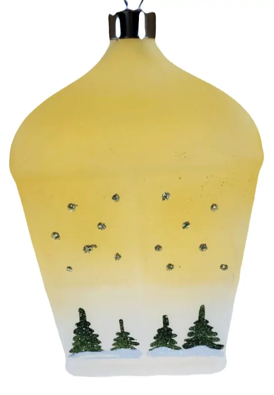 LED lucerna / ZLATÁ / 17cm / 1ks