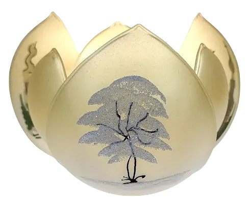 leknín svícen / ZLATÝ / 12cm / 1ks