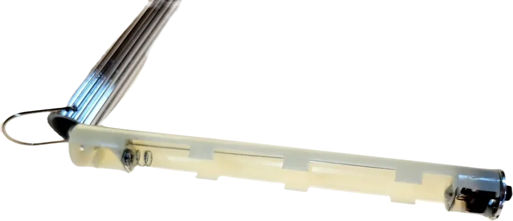 LED lucerna / BÍLÁ / 17cm / 1ks