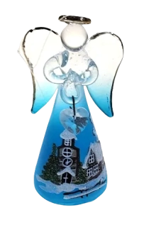 vánoční andílek / SV. MODRÝ / 9cm / 1ks