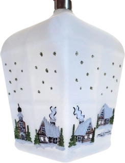 LED lucerna / BÍLÁ / 17cm / 1ks