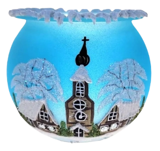 kalich svícen / SV. MODRÁ / 10cm / 1ks