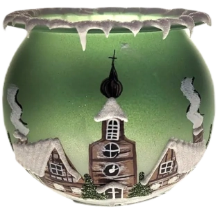 kalich svícen / ZELENÁ / 10cm / 1ks