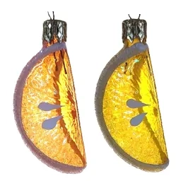 pomeranč + citron / 5cm / 6ks (3+3)