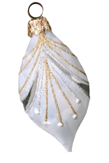 oliva 8x4cm / 2303 / BÍLÝ MRAZOLAK / 12ks