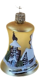 zvonek 5,5cm / 4312 / ZLATÁ / 12ks v balení