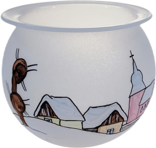 kalich svícen / Staročeská zima / 10cm / 1ks