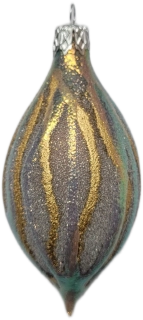 oliva 8x4cm / 5341 / duha fial + zl. / 6ks