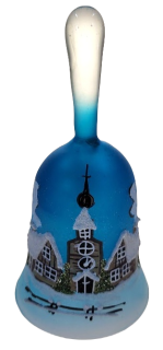 zvonek držadlo / SV. MODRÁ / 13cm / 1ks