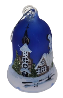 zvonek / MODRÁ / 7cm / 1ks